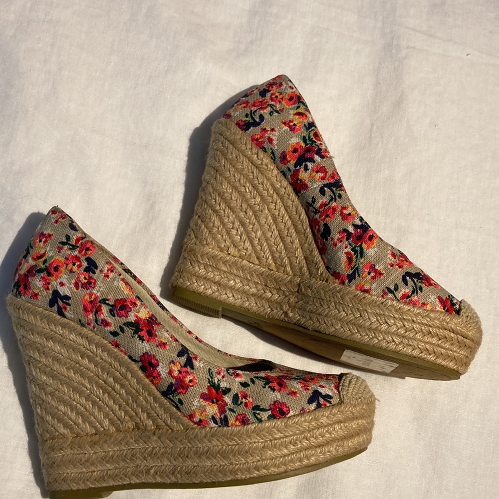 NWT Groove platform espadrilles wedge heel 6 - Picture 14 of 15
